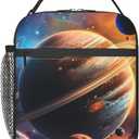Insulated Lunch Box for Girls Boys Women Adults Kids Galaxy Lunch Box for Work,Picnic,School,Travel,Hiking, Beach or Fishing Polyester Galaxy Lunch Bag Planet