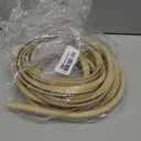 uxcell Edge Trim U Seal Extrusion Beige U Channel Edge Protector PVC Plastic W Iron Sheet Fits 3/64''-11/64'' Edge 16.4Ft/5M Length