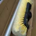 SISUPASSIE 12FT Car Wash Brush with Long Handle, Telescopic Car Wash Brush with Soap Dispenser, 12-Inch Soft Bristle Car Cleaning Brush for Cleaning Car, RV, Truck, Boat, Solar Panels, Yellow