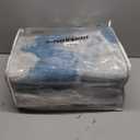 INGEROOM Washable Area Rug 8x10, Modern Abstract Thin Large Rug for Living Room Bedroom Under Dining Table Home Decor, Non Slip Low Pile Area Rug, Oceanic Pattern Navy Blue