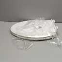 Toilet Seat, Elongated Toilet Seat with Toddler Seat Built in, Potty Training Toilet Seat Elongated Fits Both Adult and Child, with Slow Close and Magnets- Elongated (White)