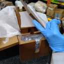 3 Pcs 3 Size Wooden Cable Box Organizer Set with 130 Pcs Cable Management Kit, Desk Cord Hider Cord Holder to Hide Wires Power Strips (Natural Acacia Wood Color)