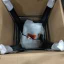 Yaheetech Bar Stools Set of 4, Metal Counter Height Chairs, 30 Inch Industrial Kitchen Stools with Backrest and Footrest for Indoor/Outdoor, Matte Black