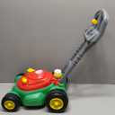 Maxx Bubbles Bubble-N-Go Mower, Includes 4oz Bubble Solution, Bubble Lawn Mower for Toddlers, Outdoor Bubble Toy for Kids, No Batteries Required, Red