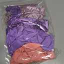 61pcs Pink and Purple Balloons, 12 Inch Purple Pink Confetti Latex Balloons, Metallic Balloon for Bridal Baby Shower Wedding Women Birthday Party Decorations