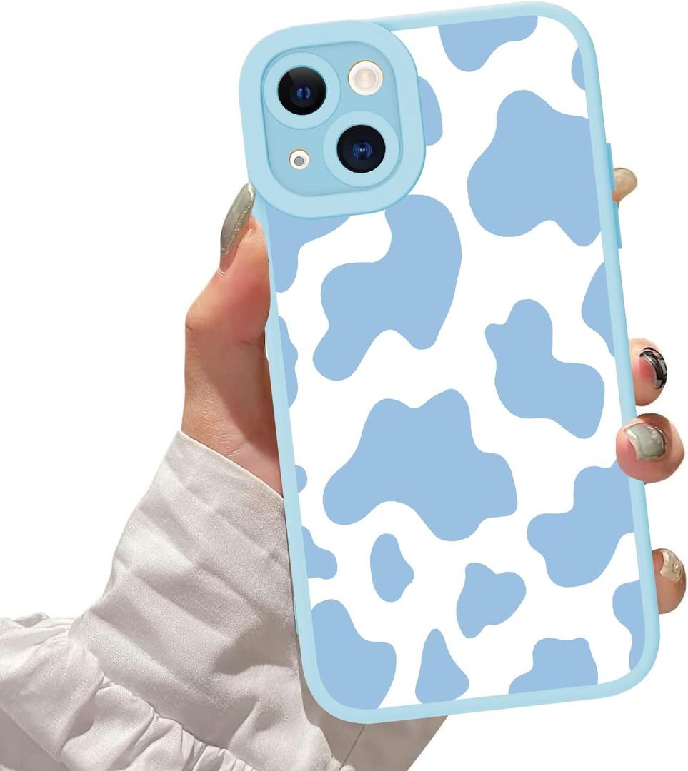ZIYE for iPhone 14 Pro Max Case Cow Pattern Phone Case with Camera Protection,Silicone TPU Phone Protective Cover Cheetah Design Cases Compatible with iPhone 14 Pro Max 6.7 Inch