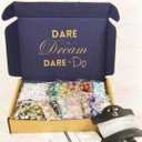 El Galen Friendship Bracelet Kit DIY Albums Mix Beads for Bracelets Glass Alphabet Letter Beads Elastic (Phrases VERSION-11 Albums)