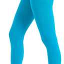 80D Semi Opaque Tights for Women Stretchable High Waist Womens Stockings Soft Pantyhose with 20+ Colors (Small-Medium, Blue)