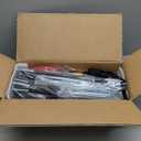 Kids Soccer Goals for Backyard, 2 of 6 x 4 ft Kids Soccer Goal Set Soccer Net with 10 Soccer Cones, Agility Ladder & Carry Bag, Portable Soccer Training Equipment (Black)