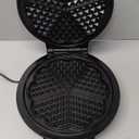 Mueller Heart 5 Waffle Maker, Waffle Iron, Adjustable Browning Control & Nonstick, Cool Touch Handle, Easy to Clean, Small Kitchen Appliances