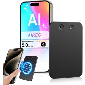 AI Voice Recorder,64GB Note Voice Recorder with Transcribe,Mind Mapping & AI Summary,Digital Voice Recorder with App,Audio Recorder for Lectures,Phone Calls,Meetings,Interviews EtcBlack