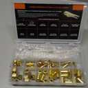 Hose Repair and Assembly Kits, 1/4" ID Torch Hose Repair Parts Kit, Oxygen Acetylene Welding Hose 'B' Size Fittings with Crimper, Welding Hose Repair and Installation Kit