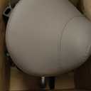 Kaleurrier Saddle Stool Rolling Swivel Height Adjustable with Wheels,Heavy Duty Anti-Fatigue Ergonomic Saddle Chair for Hair Beauty Salon Lab Dental Massage Office Home Kitchen (with Back, Coffee)