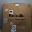 Babelio Auto Close Baby Gate with Cat Door,29-43" Metal Gate for Doorway,Stairs, House,Easy Walk Thru with Pet Door,Includes 4 Wall Cups and 3 Extension Pieces,White