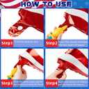 85 Pcs 4th of July Balloons Patriotic American Flag Balloons White Red Blue 250th Anniversary Party Decorations Star Foil Memorial Labor Day USA Party Supplies for Independence Day