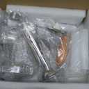 Huanyu Meat Grinder Manual Stainless Steel - Heavy Duty, Sausage Tubes, Table Clamp, Meat Grinders for Home Use, for Chicken, Beef, Small Bones, Chili HZ-8