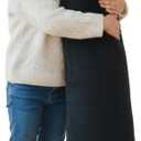 Somao Giant Black Cat Plush Pillow - 23.6" Extra Long Stuffed Animal Body Pillow for Kids & Adults, Super Soft Huggable Black Cat Plushie Toy Gift for Christmas, Birthday, Halloween