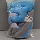 Heel Protectors Cushions for Heel Pain and Pressure, Adjustable Foot Support Pillow to Relief Bed Sores and Ulcers for Bedridden Patient (Blue)