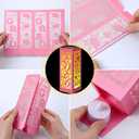 Rossesay 6 Pcs Graduation Table Centerpieces Boxes Class of 2026 Graduation Lanterns for Centerpieces with LED Candles Congrats Grad School College Photo Props for Party Table Decoration (Pink)