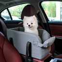 Dog Car Seat Centre Console Dog Booster Seat Dogs Console Seat Small Car Seat for Dogs Cats Pets Up to 13lbs