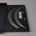 LED POI Staffs S-Shape with 241 Color Light Modes USB Rechargeable Magic LED S-Staffs Customized Colors, Profound Visual Effect