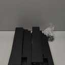 FUIN 5ft (58") Wood Blanket Ladder Living Room Decorative Wall Leaning Farmhouse Quilt Display Holder Storage Rustic Wooden Towel Rack for Bathroom, Black (KD Side Rails)