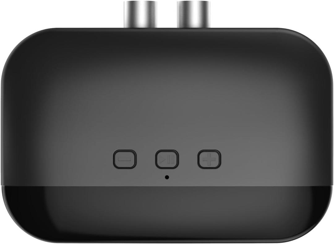 Bluetooth 5.0 Receiver for Home Stereo Adapter for HiFi Music Streaming, Wired Speakers, NFC Connectionwith AUX 3.5mm/RCA, Long Range,Low Latency and HD Audio