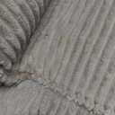 FUKUMARU Dog Couch Bed, Corduroy Cozy Cat Bed for Indoor Cats with Washable Cover, 28in Waterproof Orthopedic Dog Beds Sofa for Small Dogs and Large Cats, Cute Warm Cotton Pet Sofa, Grey (28.3"Lx20.5"Wx9"Th)