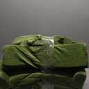 Dinosaur Kids Sofa Bed with Removable Washable Cover & Hook and Loop Backrest  Foldable Toddler Chair, Cozy Crystal Velvet Furniture for Playtime, Naps & Travel (Dark Green, Dino Design)