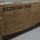 BCOL Baby Bassinet, Bedside Bassinet for Baby, 3 in 1 Bassinet Bedside Sleeper with Wheels, Mosquito Net, Adjustable Easy Folding Portable Bed for Infant Newborn (Dark Grey)