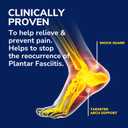 Dr. Scholls Plantar Fasciitis Pain Relief Orthotic Insoles, Immediately Relieves Pain: Heel, Spurs, Arch Support, Distributes Foot Pressure, 1 Pair, 7.5M, W8.5