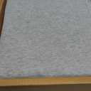 Amazon Basics Breathable, Stretchy 100% Cotton Jersey Knit 3 Piece Bed Sheet Set with Deep Pockets, Flat and Fitted Sheets, Pillowcase, Machine Washable, Twin, Light Gray, Solid