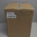 Ribbed Glass Vase, Flower Vase, Fluted Clear Vases for Flowers, Modern Vases for Living Room, Dining Table, Entryway, Shelf, Wedding, Office, Coffee Table, Birthday, 7.5 Inches