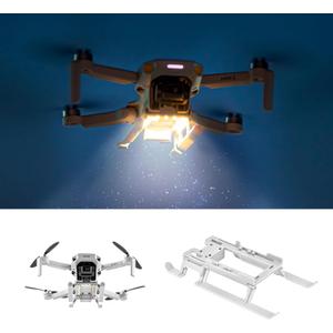Mini 4K Landing Gear with Lights Foldable Extended Leg LED Strobe Light Parts for DJI Mini 2 SE/Mini 4K / Mini 2 / Mavic Mini/Mini SE Drone Accessories