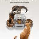 Automatic Cat Feeder for 2 Cats - 8L/34 Cups Dual Automatic Dog Feeder with Dog Food Dispenser for 2-18mm Dry Food, Timed Cat Food Dispenser, Up to 50 Portions 6 Meals Per Day, 10s Voice, Keep Fresh