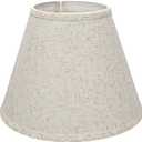 Aspen Creative 58877 Transitional Empire Shape Uno Construction Lamp Shade, Flaxen, 6" Top x 12" Bottom x 9" Slant Height