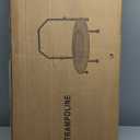 Foldable Mini Trampoline Load 330lbs, 40"/48" Rebounder Trampoline for Adults with Durable Bungee Band and Adjustable Foam Handle for Home Gym, Small Exercise Trampoline for Indoor or Garden Workout (Blue)