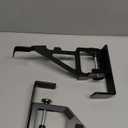 No-Drill PS5/Slim/Pro Under Desk Mount, Metal Under Desk PS 5 Mount for PS5 Slim Digital & Disc, PS 5 Holder Under Desk with Clamp, Screw and EVA Foam for PS 5/Slim/Pro Digital Console