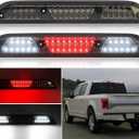 Smoked Lens LED third Brake Light Compatible for 2015-2020 F150, 2017-2020 F250/F350/F450/F550, 2019-2020 Ranger ,21-24 Maverick,LED 3rd High Mount Stop Lamp with Sealing Gasket, Ventilation Holes.