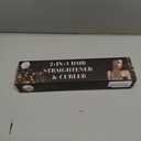 Nicebay 1 Titanium Flat Iron, Fast Heating Hair Straightener & Curler,with 5 Temp Settings, Negative Ion Technology,Travel-Friendly, Smooth Salon Design (Amber)