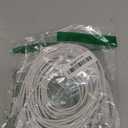 Jadaol Cat6a Ethernet Cable 5 ft 10 Pack, Slim 10G 550MHz 28AWG Patch Cable, Snagless Pure Copper Network Cable, Flexible LAN Cable for Router, Modem, Switch, Patch Panel, Data Center, Gaming, White