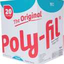 Fairfield The Original Poly-Fil, Premium Polyester Fiber Fill, Soft Pillow Stuffing, Stuffing for Stuffed Animals, Toys, Cloud Decorations, and More, Machine-Washable Poly-Fil Fiber Fill, 20 lbs. Box (White)