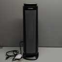 PELONIS PTH15A4BGB Ceramic Tower 1500W Indoor Space Heater with Oscillation, Remote Control, Programmable Thermostat & 8H Timer, ECO Mode, Tip-Over Switch & Overheating Protection, Gray (Grey)