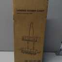 Aitatty Hanging Shower Caddy Bathroom Organizer: Rustproof Shower Shelf Racks Over Shower Head - No Drilling Inside Bath Shower Rack Shelves Over Showerhead for Shampoo with Soap Holder Chrome