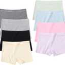 Teen Girls Knickers Cotton Soft Boyshorts Kids Underwear Boxer Briefs Safety Panties for Dress, Size: 11-14 Years