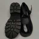 Women's Platform Mary Janes Chunky Heel Ankle Strap Uniform Dress Shoes Heeled Gothic Lolita Oxfords, 37