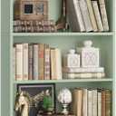 FACBOTALL 82" Tall Bookshelf, 7-Tier Open Shelves Bookcase, Freestanding Display Storage Shelves, Tall Bookcase Home Decor Furniture for Home Office, Living Room, Bedroom, Green, Large