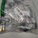 GASPRO 15 Inch RV Propane Hose with 1/4" Male Inverted, Camper Propane Hose Replacement for 2-Stage Auto Changeover Regulator, 2-Pack