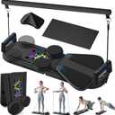 Pilates Board - Pilates Reformer Set, 6 in 1 Pilates Boards for Home Workout, Portable and Foldable Pilates Reformers, Multifunctional Reformer Pilates Machine, Pilates Board for Women (Black)