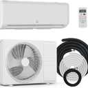 Garvee 12,000 BTU Mini Split Air Conditioner with Heat Pump, 22 SEER, Cools Up to 750 Sq. Ft, Inverter AC with Installation Kit & Remote, Ductless AC Unit with Pre-Charged Condenser, 230V, White